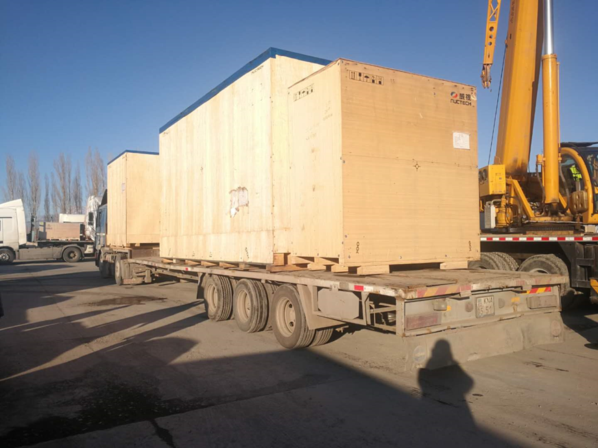 同方威视哈萨克斯坦安检设备运输项目