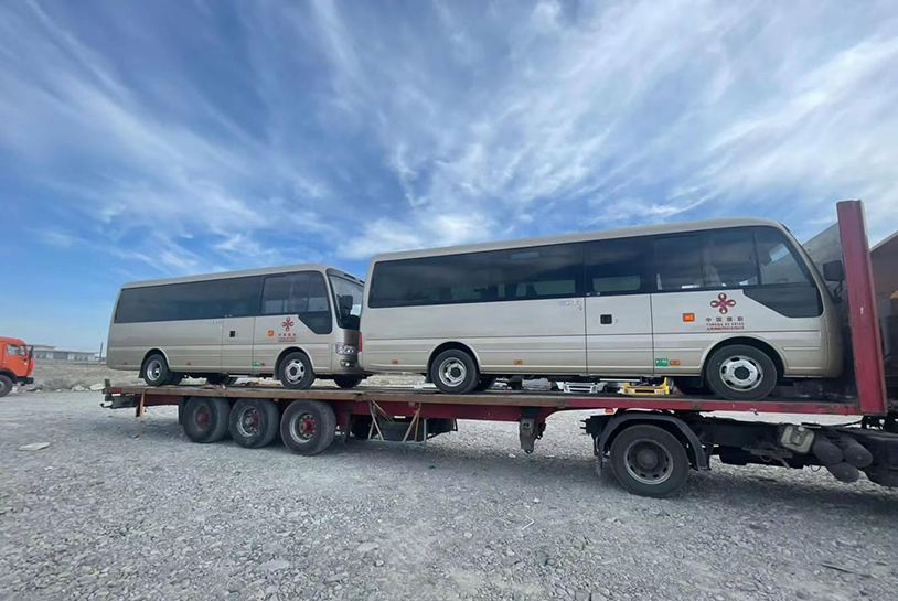 42台客车援外项目